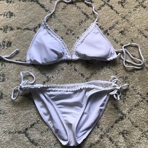 White bikini